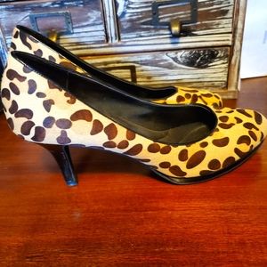 9.5 leopard print heels